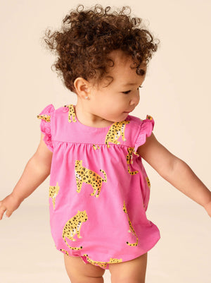 Flutter Baby Romper - Sweet Jaguars