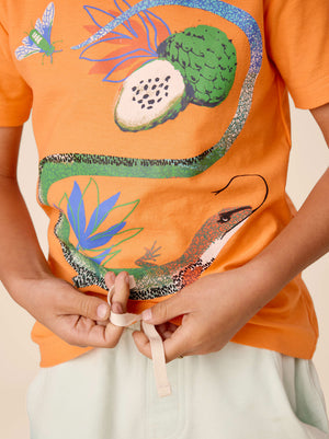 Lizard Lunch Graphic Tee - Sunburst