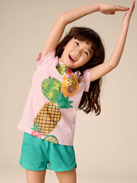 Stacked Fruit Graphic Tee - Pink Lady
