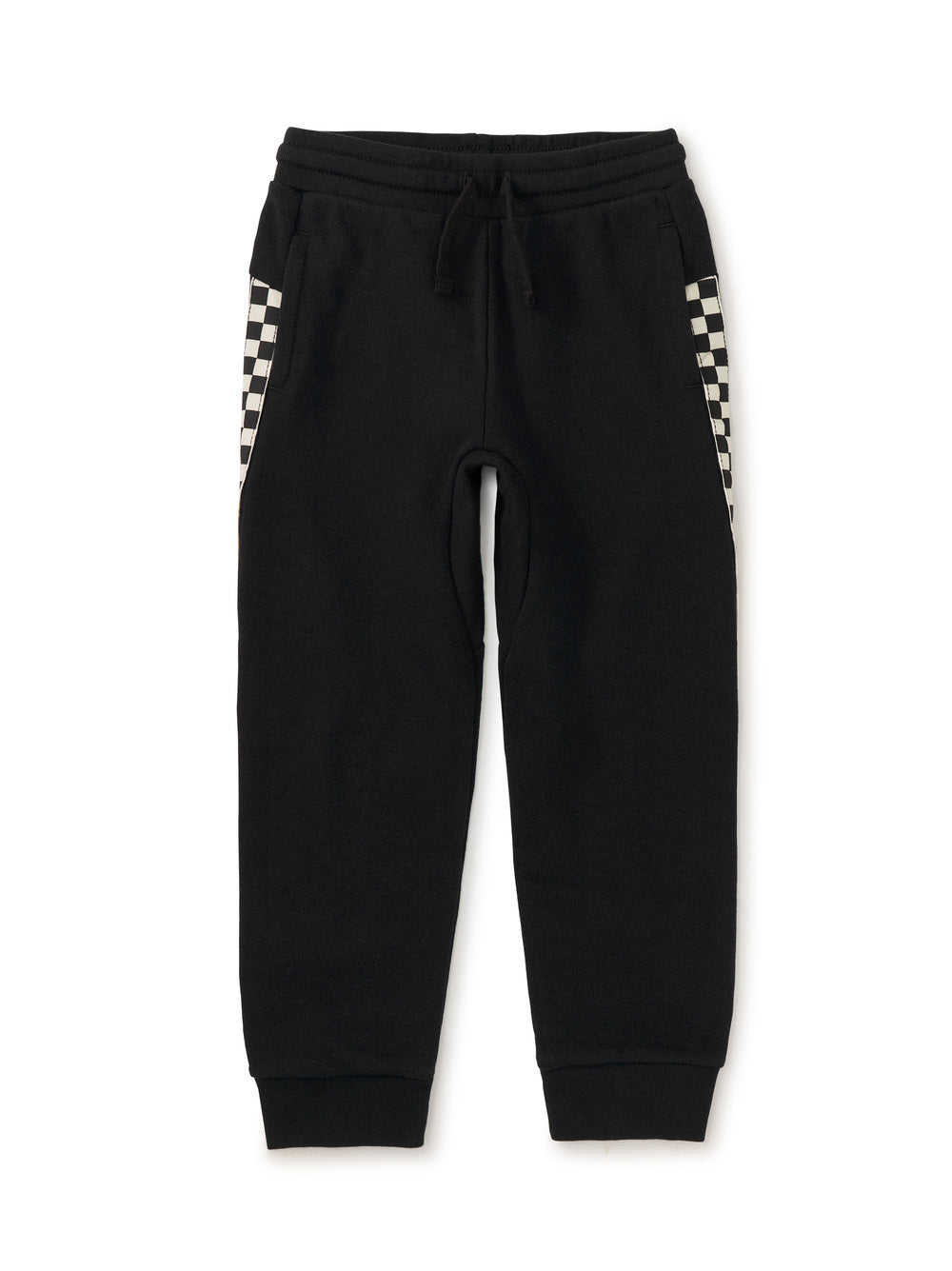 Stripe-Out Joggers - Jet Black