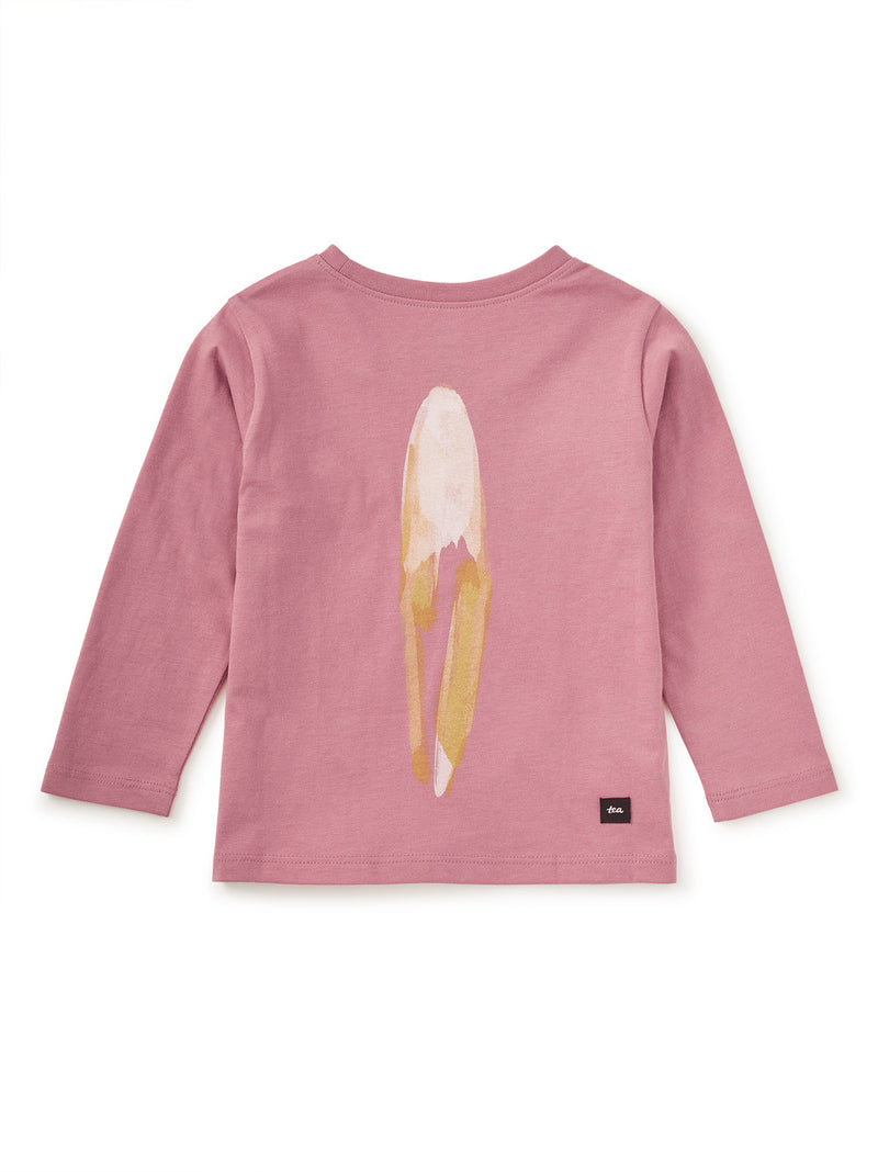 Reading Fox Double Sided Tee - Antique Rose