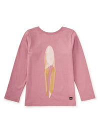 Reading Fox Double Sided Tee - Antique Rose