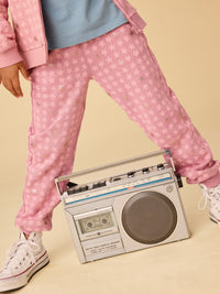 Going Places Joggers - Metallic Stars