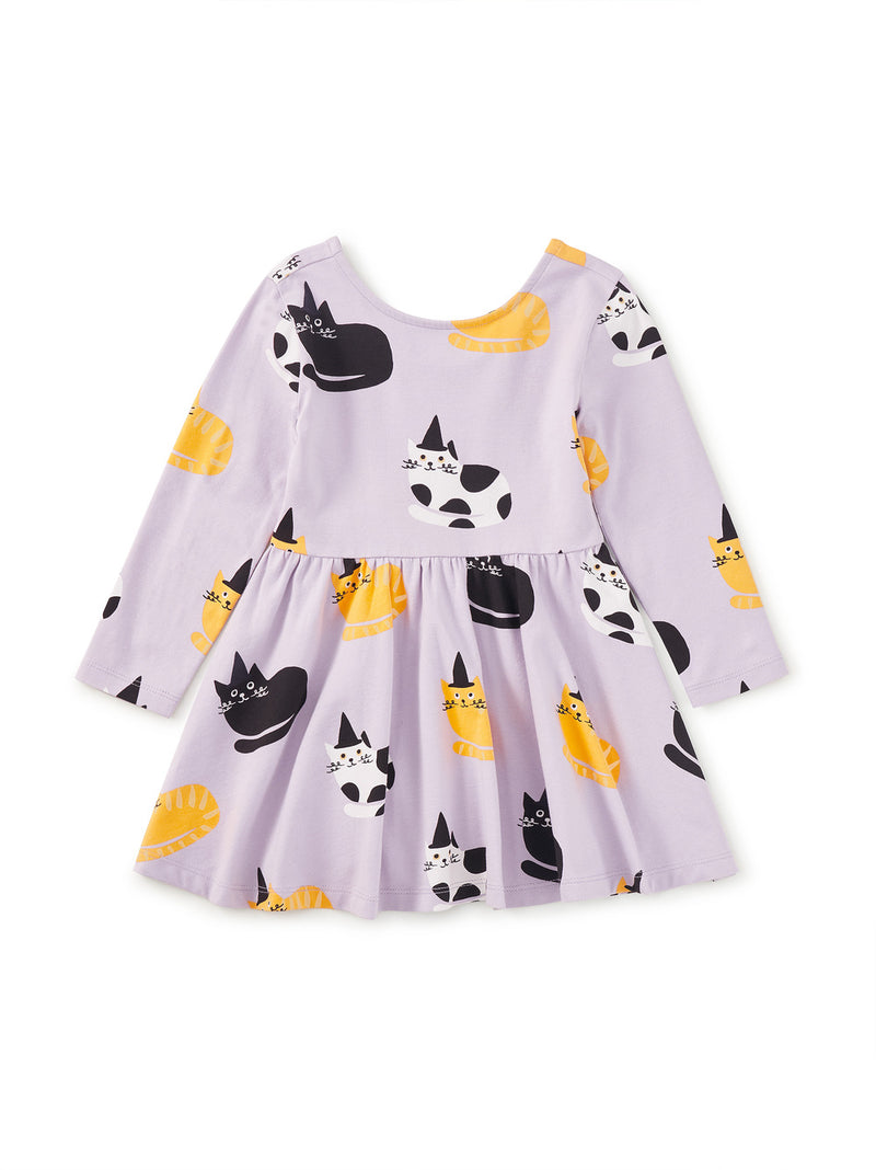 Printed Ballet Dress - Cats in Hats