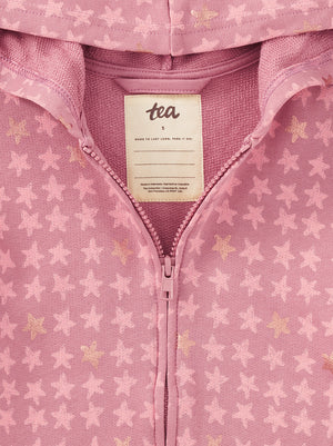 Easy Fit Hoodie - Metallic Stars