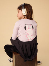 Bunny Bop Double-Sided Graphic Tee - Urchin Purple