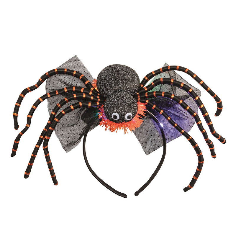 Spider Light Up Tacky Headband