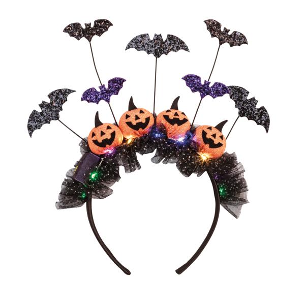 Pumpkin Light Up Tacky Headband