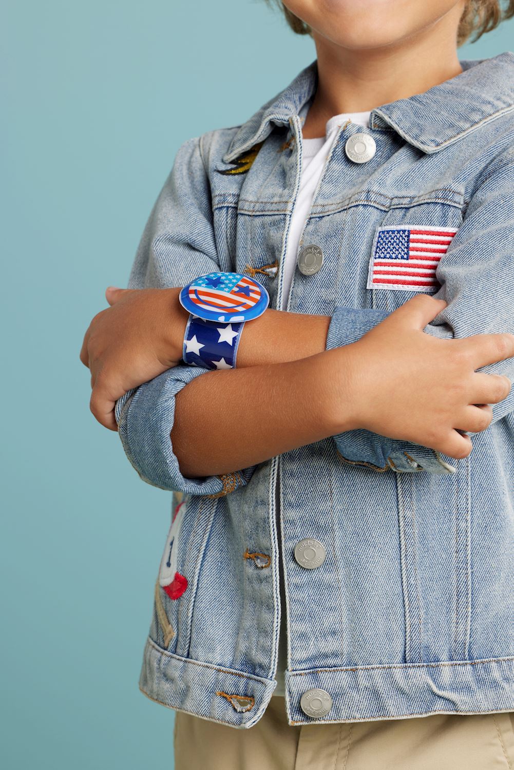 Patriotic Light-Up Slap Bracelets