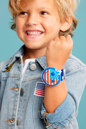 Patriotic Light-Up Slap Bracelets