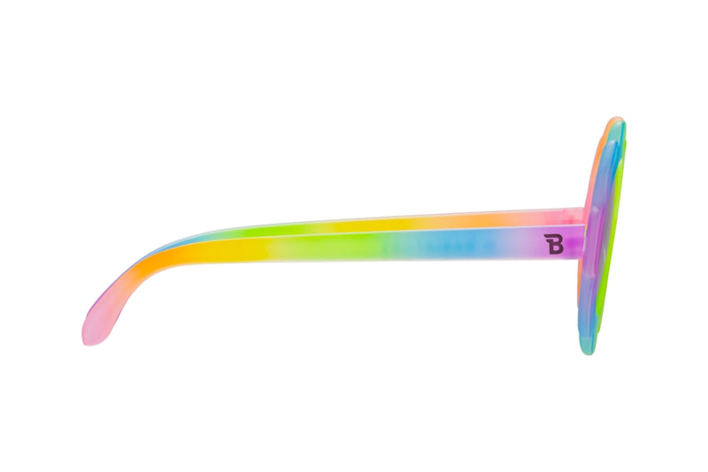 Rainbow Flower Sunglasses - Smoked Lenses