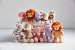 Safari Plush Rattle Pals