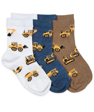 Construction Pattern Crew Socks - Assorted Colors