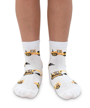 Construction Pattern Crew Socks - Assorted Colors