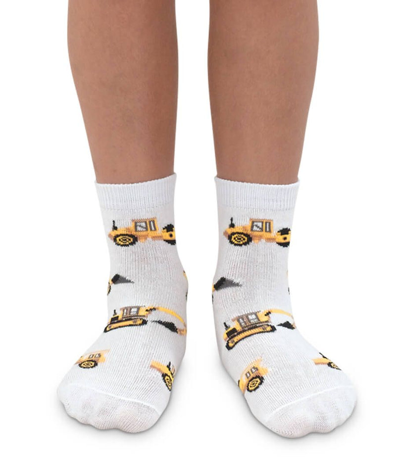 Construction Pattern Crew Socks - Assorted Colors