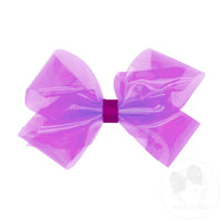 Med WeeSplash Vinyl Swim Bow - Royal Orchid