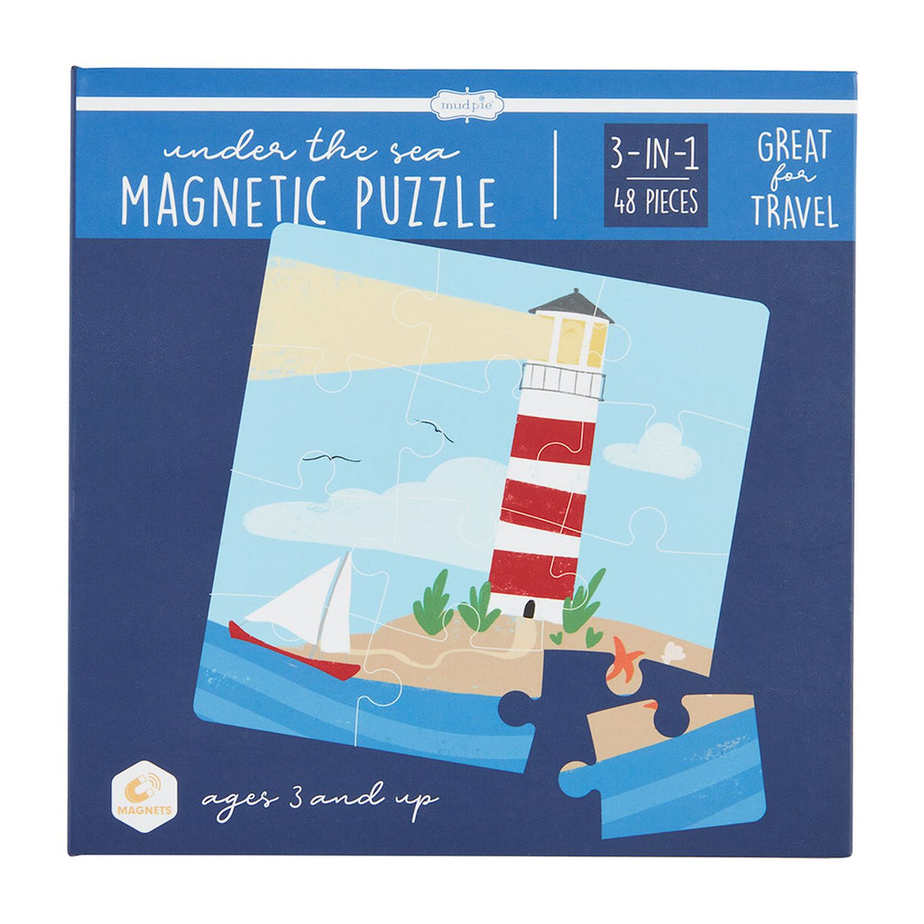 Under the Sea Magnetic Puzzle Set - Blue
