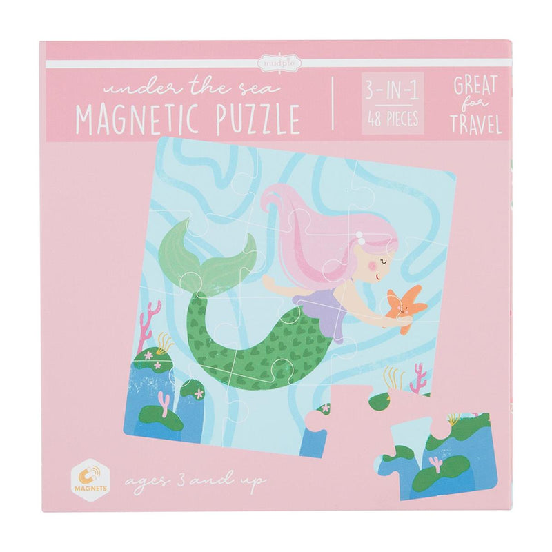 Under the Sea Magnetic Puzzle Set - Pink