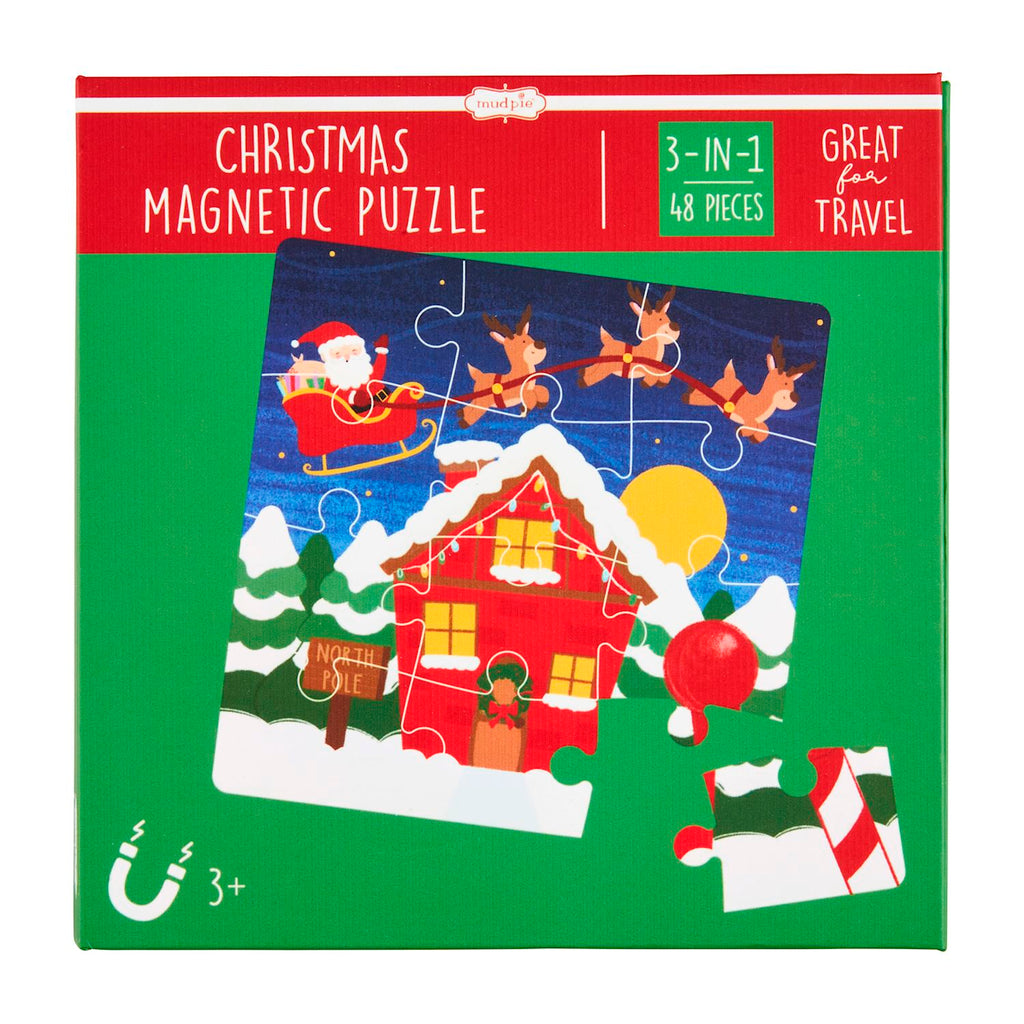 Magnetic Christmas Puzzle - Green