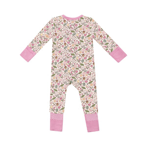 Acorn Floral - Ruffle 2way Zip Romper