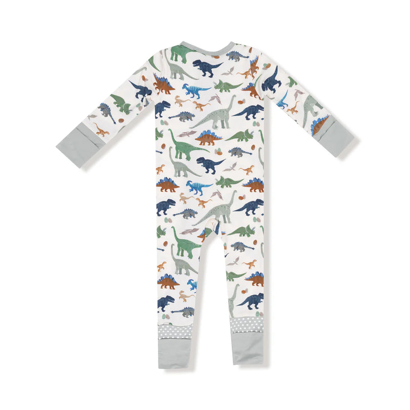Washy Dinos - 2way Zip Romper
