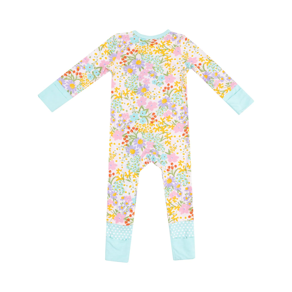 Amelia Floral - 2way Zip Romper