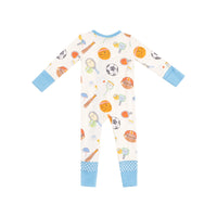 Sports Ball Friends - 2Way Zip Romper