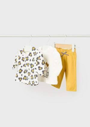 Honey Kitty Floral 3 Piece Set