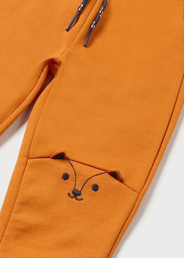 Fox Pullover & Orange Trouser Set