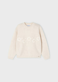 Floral Biscuit Sparkle Jumper Sweater