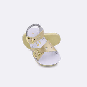 Gold Sweetheart Sandal