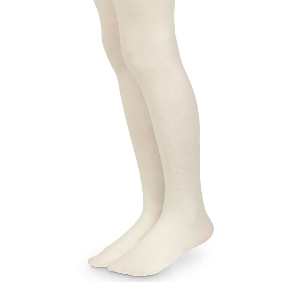 Smooth Microfiber Tights - Ivory