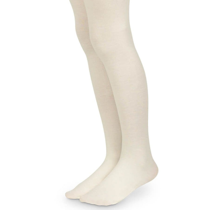 Smooth Microfiber Tights - Ivory