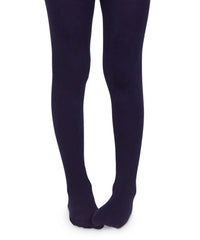 Smooth Microfiber Tights - Navy