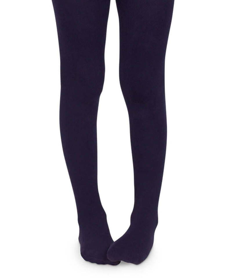 Smooth Microfiber Tights - Navy