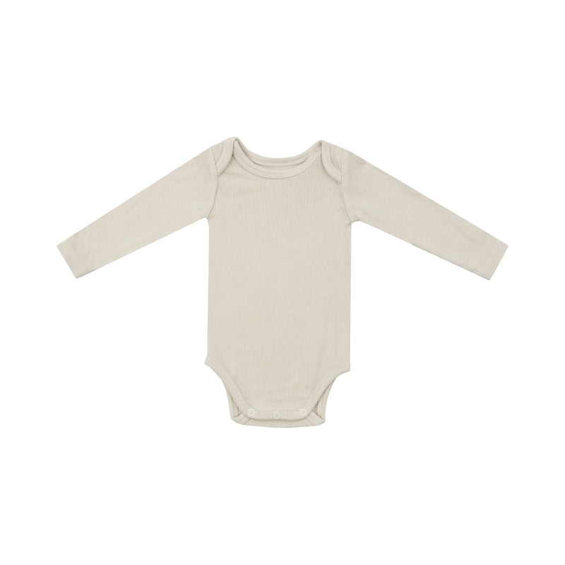 Solid Birch - Ribbed LS Bodysuit