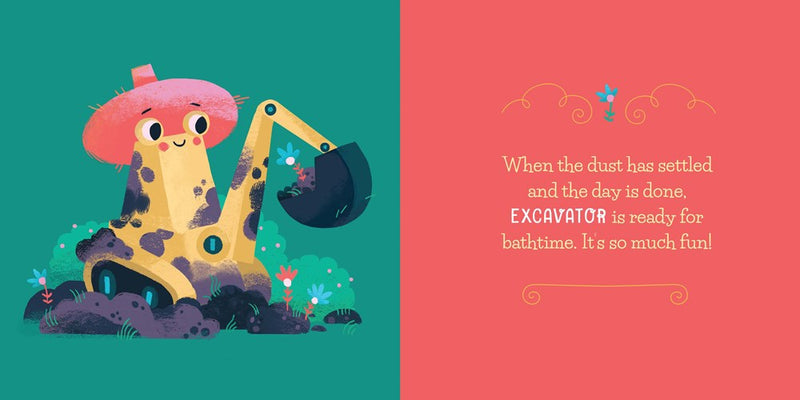 I Dig Bathtime! - Board Book