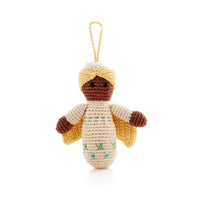 Plush Holiday Ornament - Cream Angel