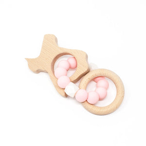 Texas Teething Rattle - Baby's Breath