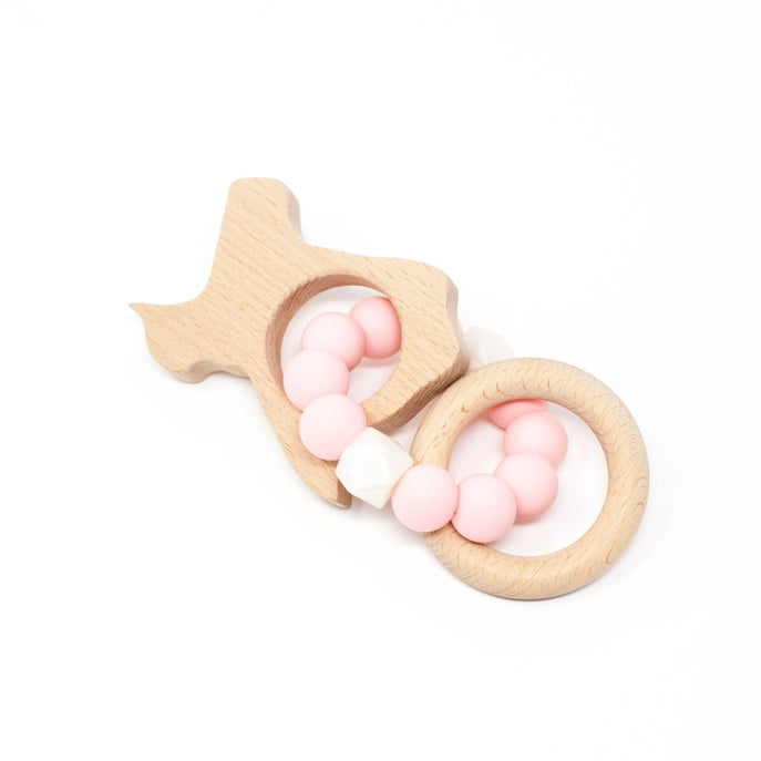 Texas Teething Rattle - Baby's Breath
