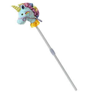 Fancy Prancer Unicorn Stick Horse (2 piece) – 33″