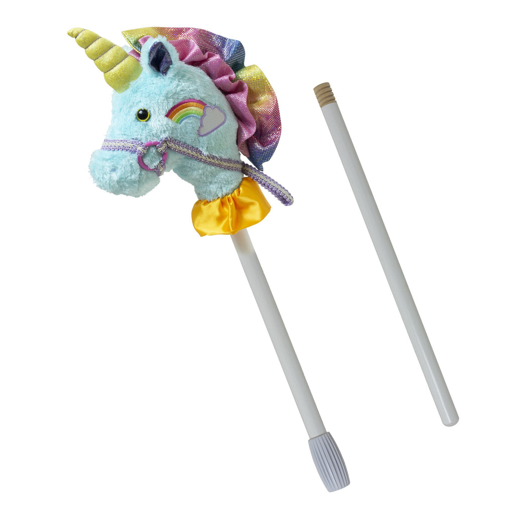 Fancy Prancer Unicorn Stick Horse (2 piece) – 33″