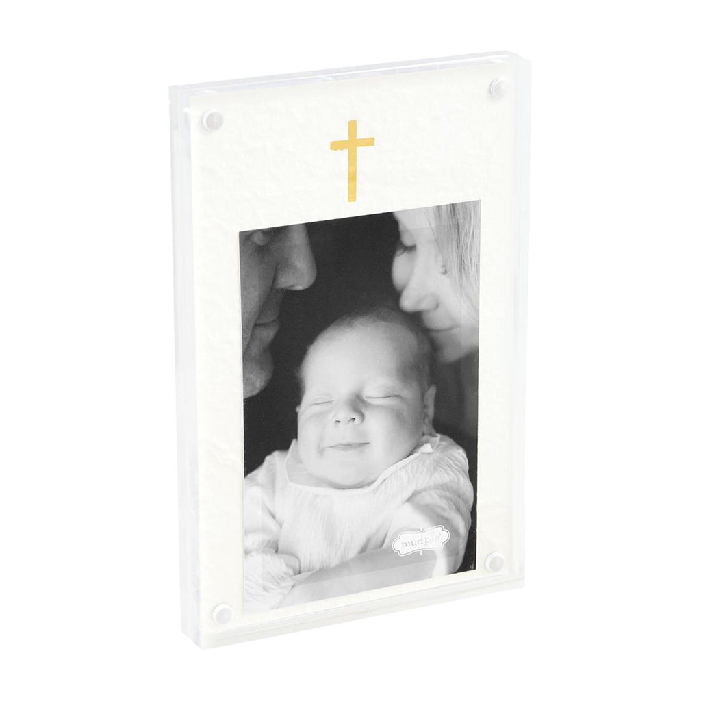 Cross Acrylic Picture Frame