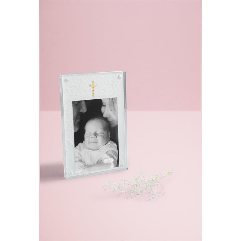 Cross Acrylic Picture Frame