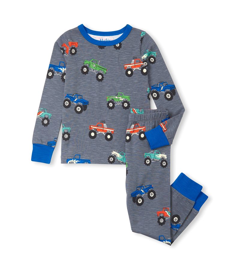 Monster Trucks Stretch Cotton Pajama Set