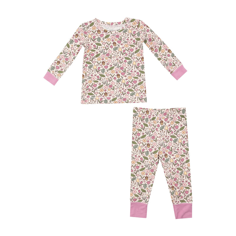 Acorn Floral - LS PJ Set - Size 5