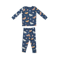 Moths - Blue - LS PJ Set