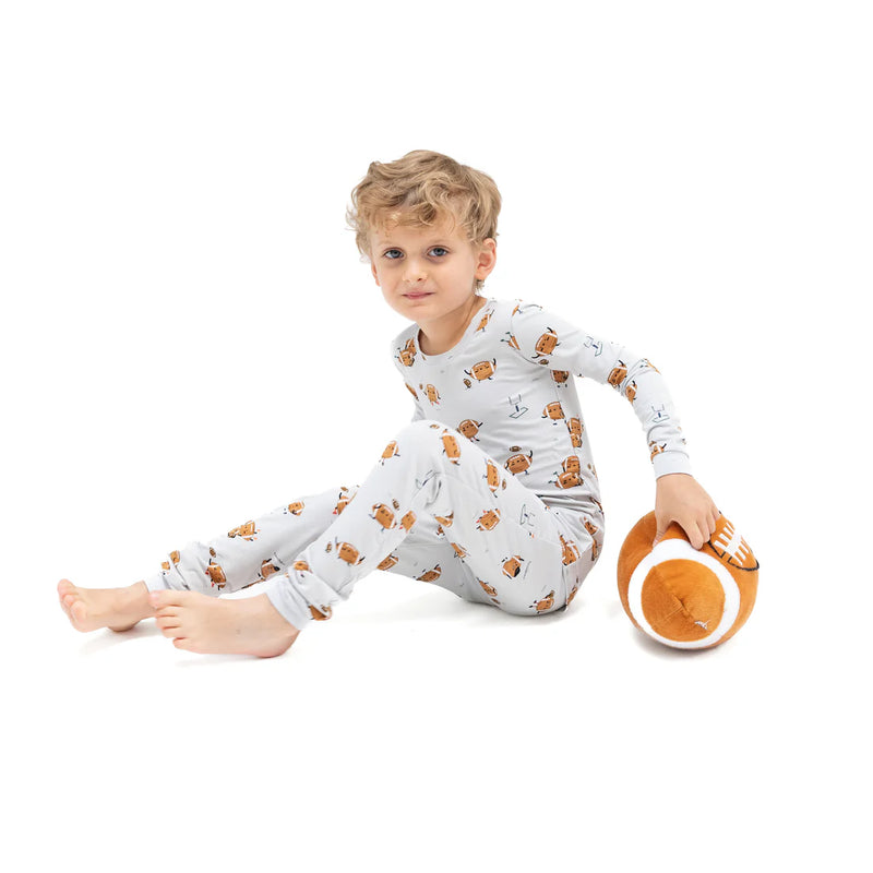Footballs Playing Football - LS PJ Set
