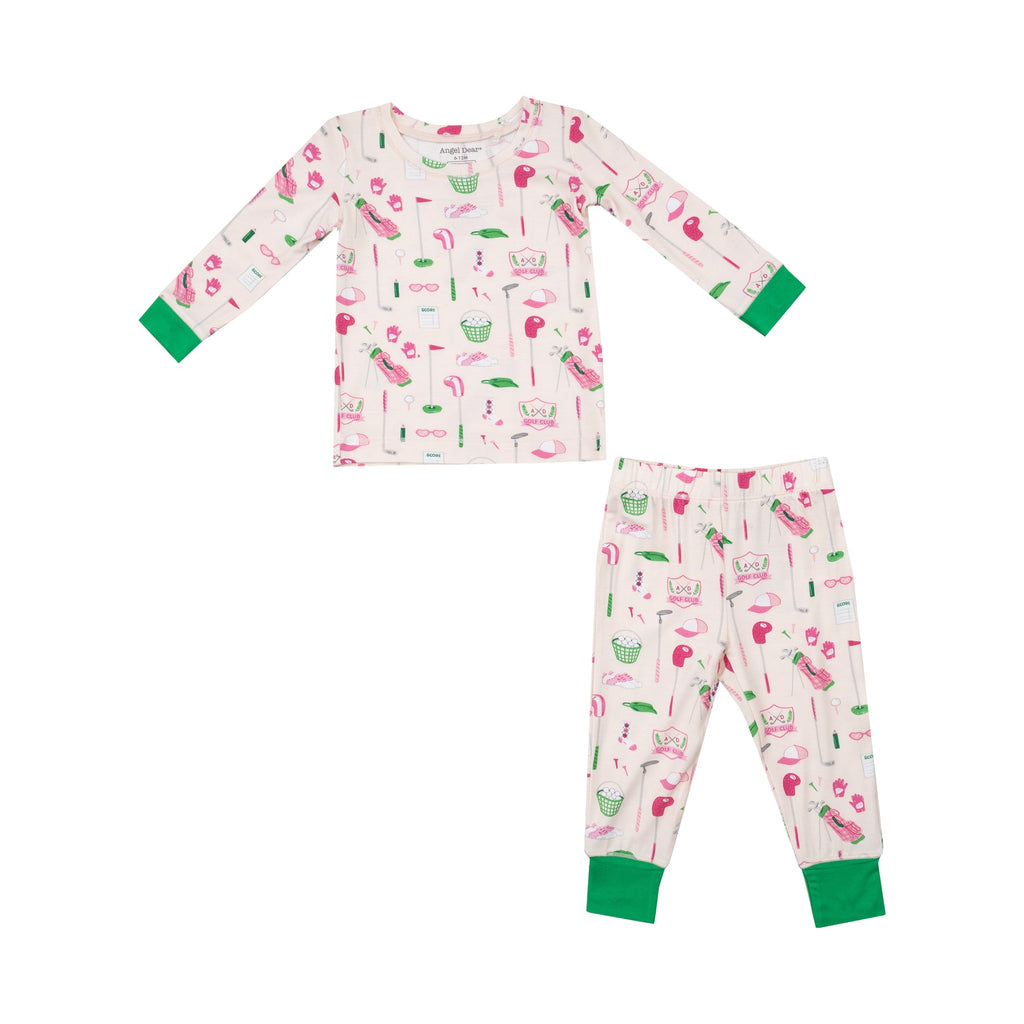 Golf Club Pink - LS PJ Set - Size 5