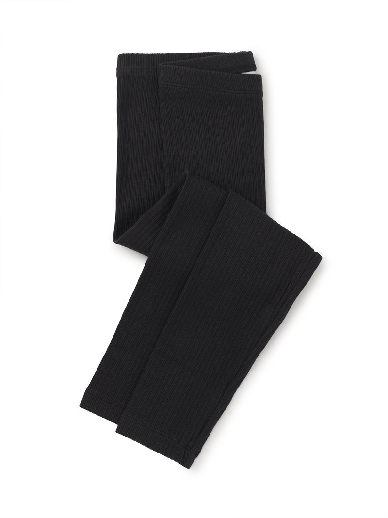 Pointelle Leggings - Jet Black
